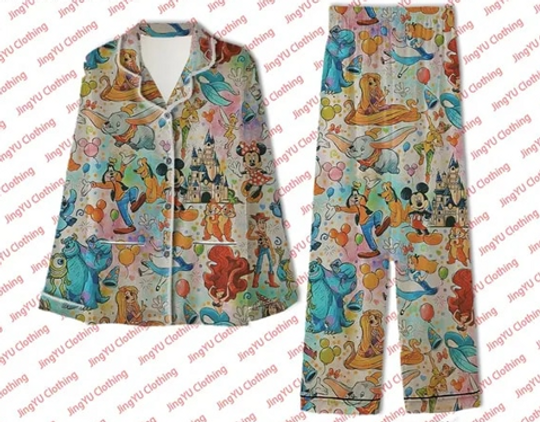Cartoon Disney Mickey and Friends Pajamas Sets