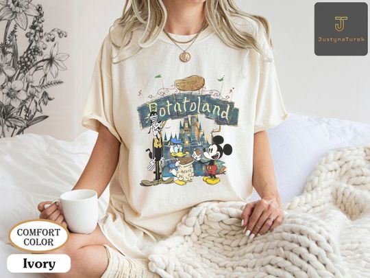 Vintage Disney Mickey and Friends Potatoland Shirt, Disneyland Trip Shirt