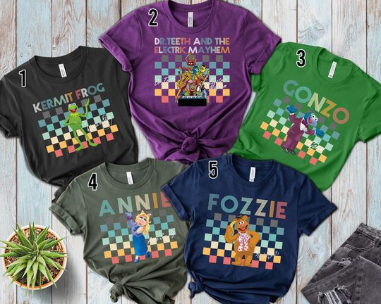 Disney The Muppets Characters Shirt