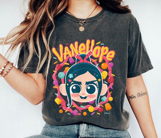 Vanellope Candy Shirt, Wreck It Ralph T-shirt, Disney Princess Tee