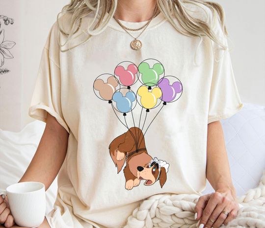 Nana Dog Balloons Shirt, Peter Pan T-Shirt, Disney Dogs Tee  Dog Lover