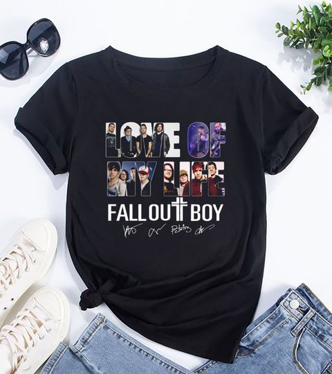 Fall Out Boy Signature T-Shirt, So Much For 2our Dust Tour 2024 Shirt, Fall Out Boy Fan Gift, Fall Out Boy Merch, Fall Out Boy Vintage Shirt