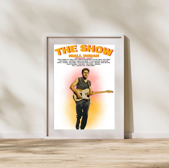 The Show Live On Tour Poster, Niall Horan Poster