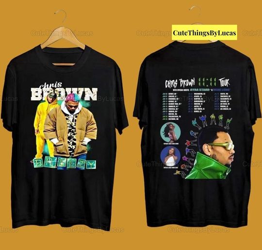 Discover Chris Brown 2024 Concert Shirt, 11 11 Tour 2024 Shirt