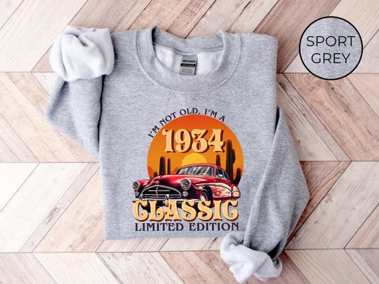 Discover 90th Birthday Shirt, Limited Edition Birthday Shirt, 90th Birthday Gif, 90th Birthday Tee, 1934 Birthday Gift For, 90th Birthday Gift For