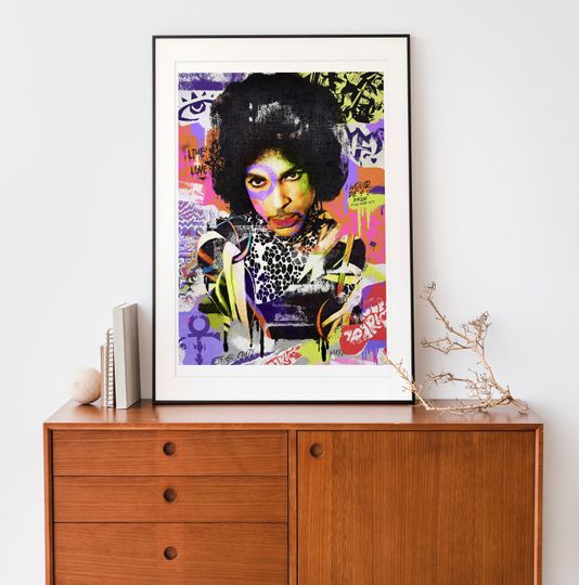 Prince Rogers Nelson Art - Rock Music Wall Design