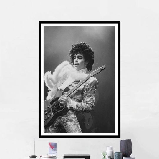 Prince Rogers Nelson Art - Rock Music Wall Design