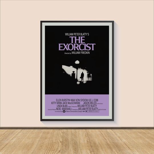 The Exorcist Movie Poster Print, Room Decor, Movie Art, Gifts