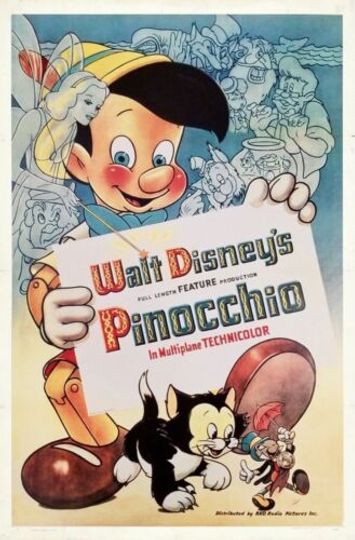 Disney Pinocchio (1940) Movie Poster