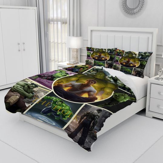 The Hulk Bedding Set, Super Hero Bedroom Decoration