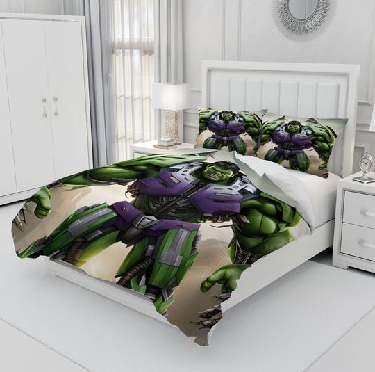 The Hulk Bedding Set, Super Hero Bedroom Decoration