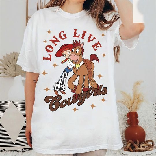 Disney Toy Story Long live Cowgirls Shirt, WDW Family Shirt,Jessie And Bullseye Long Live Cowgirls Shirt, Cow Girl Shirt