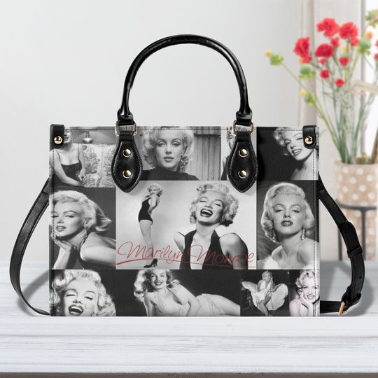 Marilyn Monroe Women Leather Bag, Gift for Women