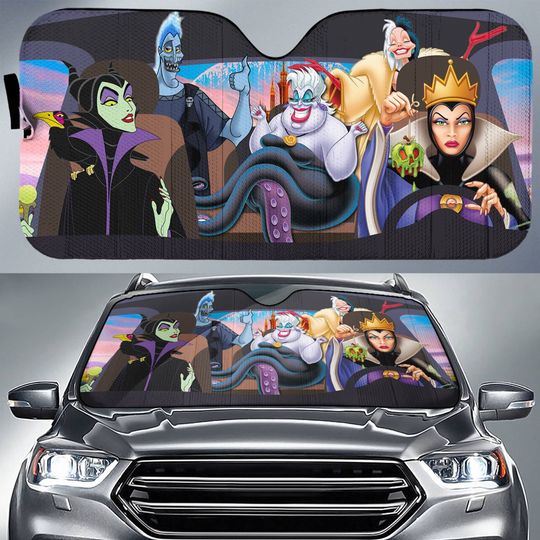 Disneyland Villain Car Auto Sun Shade