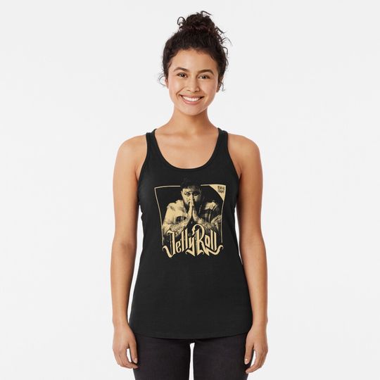 Jelly Roll Backroad Baptism Racerback Tank Top
