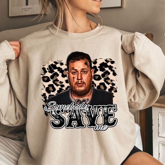 Jelly Roll  American Rock Singer Shirt, Somebody Save Me Sweatshirt, Cowboys Sweatshirt, Folk Music Sweats