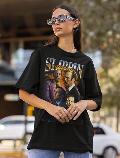 SLIPPIN JIMMY Saul Goodm4n T-Shirt, Jimmy McGill, It's All Good Man, Jesse Pinkman, Jimmy McGill, Gene Shirt Tee Tshirt 80 Pop Rap Tote Bag