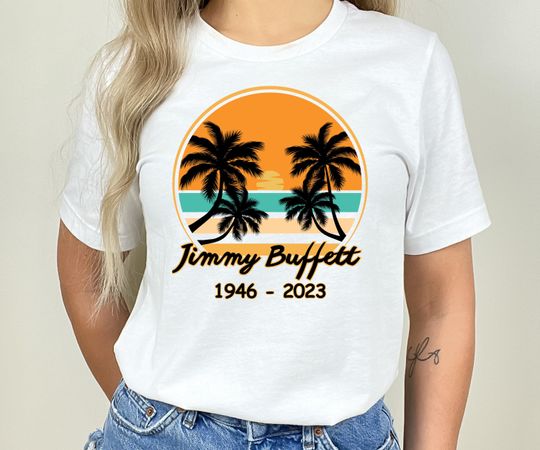 Jimmy Buffett Fan Gift, In Memory of Jimmy Buffett Shirt, Jimmy Buffett, Jimmy Buffett Memorial Shirt, Trop Beach Rock