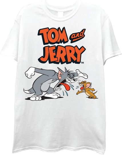 Tom & Jerry Mens' Throwback T-Shirt