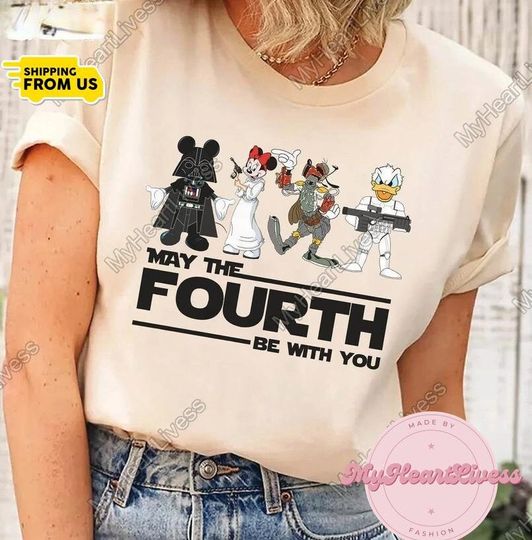 Disney Star Wars T-shirt, May The Fourth Be With You Star Wars tshirt
