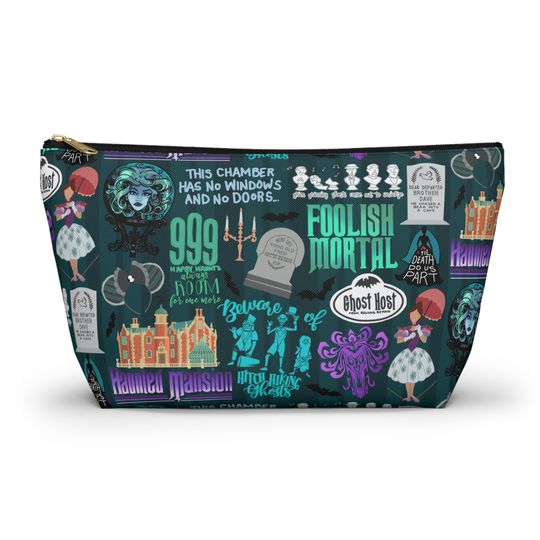 Disney Inspired Travel Toiletry Bag | Back to School Pencil Case Zip Up Pouch