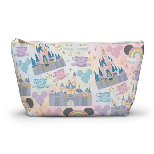 Disney Inspired Travel Toiletry Bag | Back to School Pencil Case Zip Up Pouch