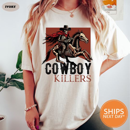 Cowboy Killer Shirt | Comfort Colors Rodeo Shirt | Western Graphic Tee | Country Concert Shirt | Western T shirts