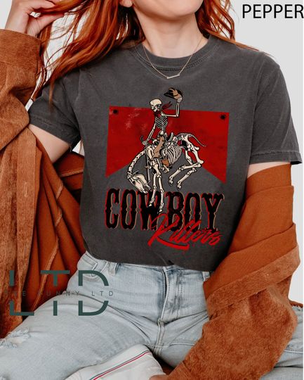 Cowboy Killer Shirt, Country Girl, Western Shirt, Southern gift, Retro Cowgirl cowboy Shirt, Country t-shirt, Vintage Tee, Boho Shirt