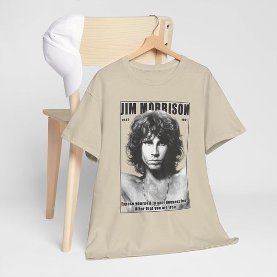 The Doors - Jim Morrison quote - Unisex Heavy Cotton Tee