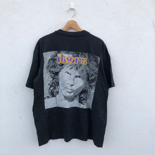 Vintage The Doors Shirt / Best Of Doors / Jim Morrison Portrait