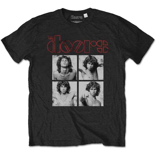 The Doors: Jim Morrison Boxes Black T-shirt