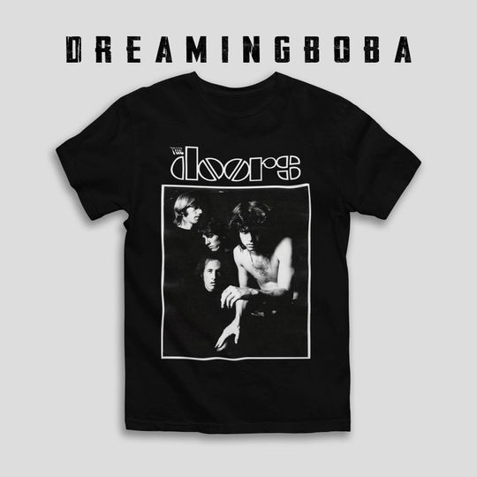 Jim Morrison The Doors Black and White Graphic