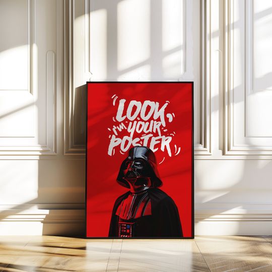 Darth Vader Poster,Starwars Darth Vader Poster, Starwars Print Art, Darth Vader Print Art, Clone Wars