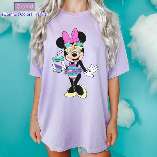 Minnie Summer Shirt, Disney Summer Shirt, Groovy Minnie Mouse Shirt