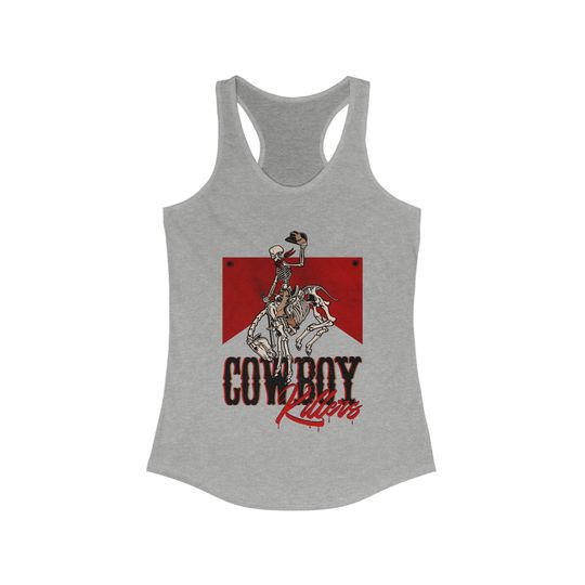 Cowboy killer Women's Ideal Racerback Tank