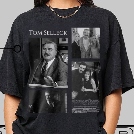Vintage Tom Selleck T-Shirt, Mother's Day Gift for Women and Men