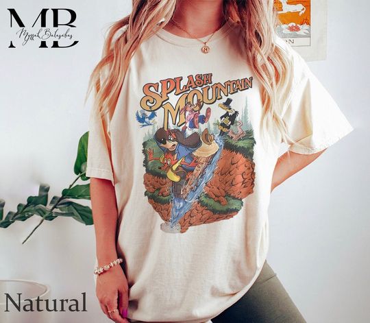 Vintage Disney Splash Mountain Shirt, Retro Disneyland Splash Mountain T-Shirt