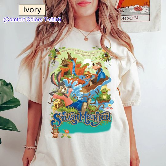 Vintage Disneyland Splash Mountain Shirt, Disney Splash Mountain shirt, Vintage Disneyland T-Shirt
