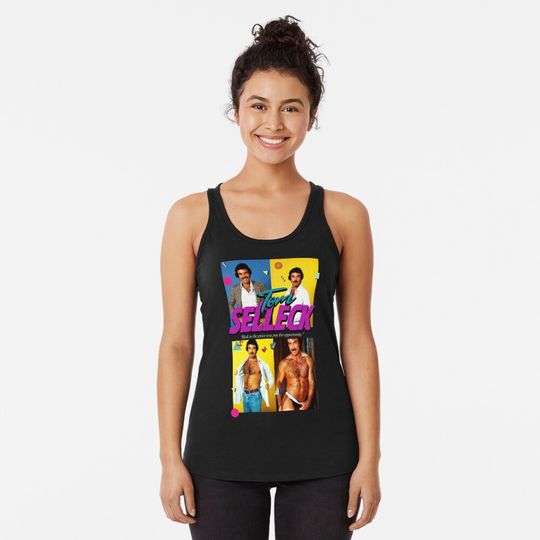 Vintage Tom Selleck Racerback Tank Top