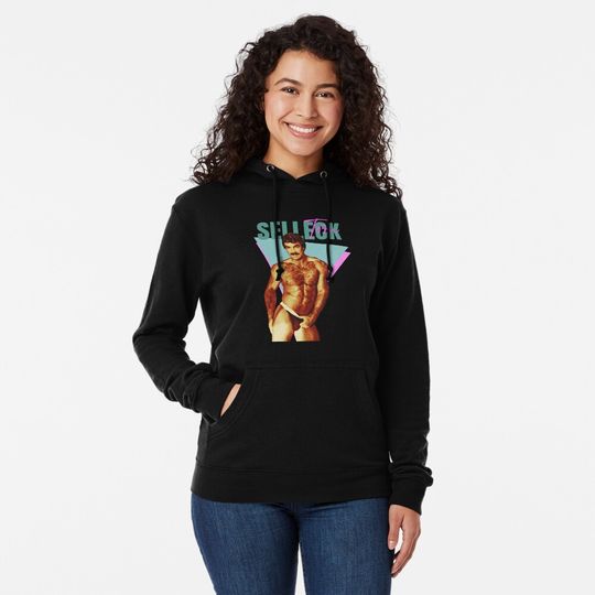 Classic Tom Selleck  Lightweight Hoodie