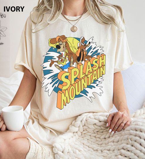 Disney One Last Splash Mountain Brer Rabbit Bear Fox T-Shirt, Disney Family Trip 2024 T-Shirt