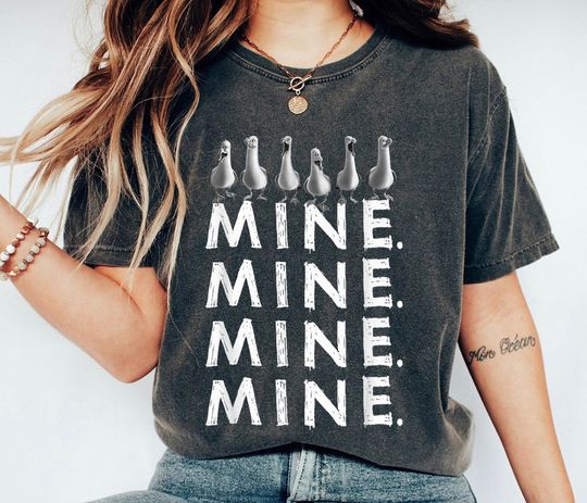 Iconic Seagulls Mine Mine Mine Shirt, Finding Nemo Disney T-shirt