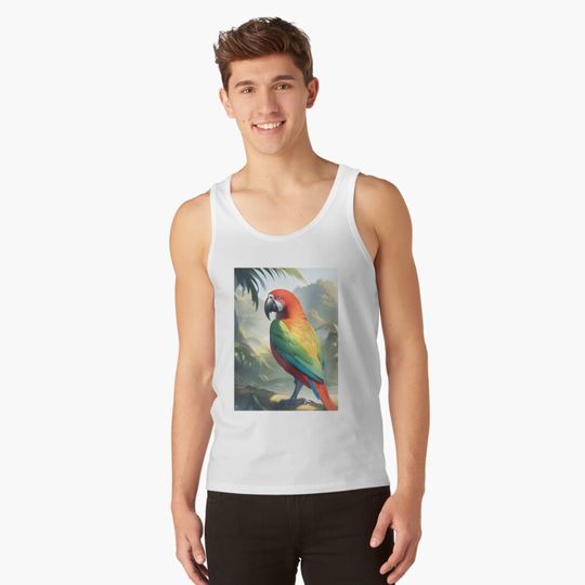 Parrot Tank Top, Jimmy Buffett Tank Tops
