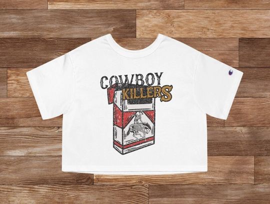 Cowboy Killer Graphic Cropped T-Shirt