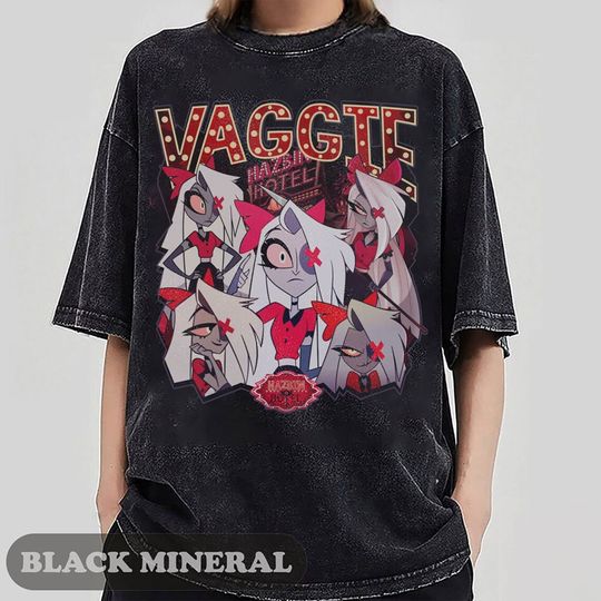 Vaggie Retro Bootleg Shirt, Hazbin Hotel Character Lucifer