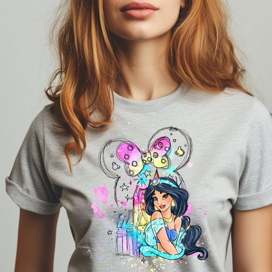 Disney Princess Jasmine Shirt, Disney Vacation Shirt, Disney Girl Shirt, Disney Matching Shirt, Princess Fun Gift, Princess Birthday Tee