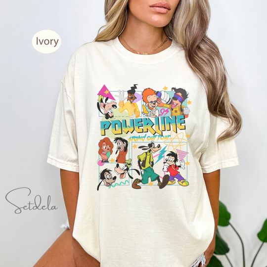 Powerline Stand Out World Tour Shirt, , Powerline Goofy Movie, Max Goofy Tee, Inspired World Tour