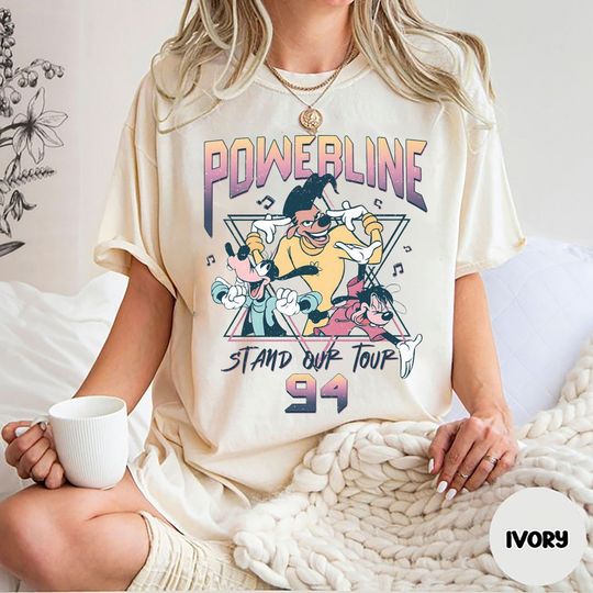 Disney Powerline Stand Out Tour 94 Shirt, Vintage Goofy Movie Powerline Shirt, Disney Goofy Movie Shirt, Max Goofy Shirt