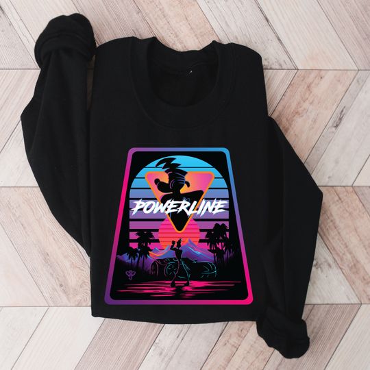 90s Retro Powerline Sweatshirt | Vintage A Goofy Movie Disney Hoodie | Goofy Powerline Max Goof | Disney Fan Gift | Disney Park Pullover