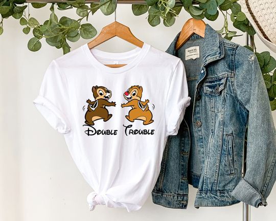 Chip and Dale T-Shirt, Disney Characters Shirt